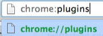 chrome:plugins