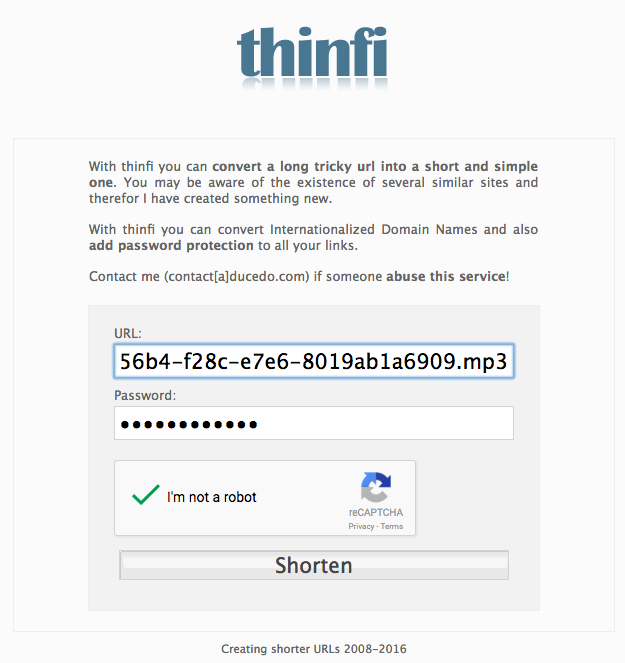 thinfi-url-password-robot